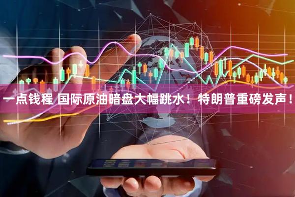 一点钱程 国际原油暗盘大幅跳水！特朗普重磅发声！
